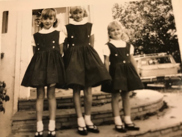 Welcome to my blog.  Here is a picture of my two sisters and me.