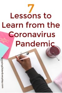 lessons to learn Coronavirus Pandemic