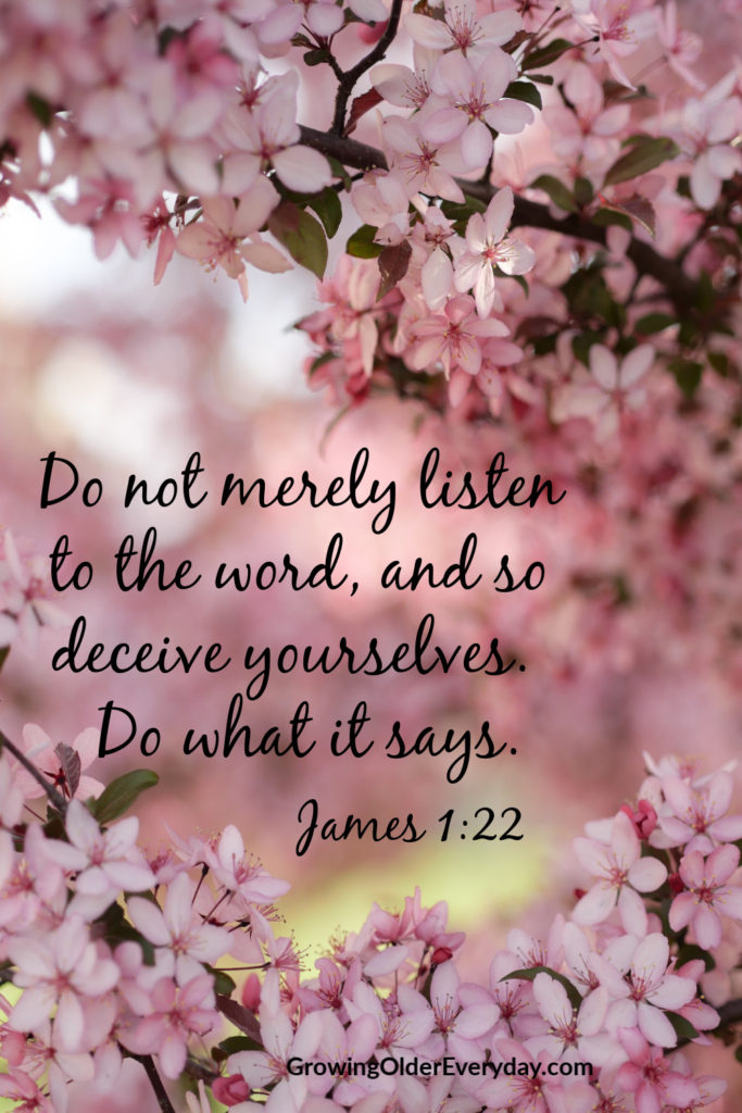Do not merely listen