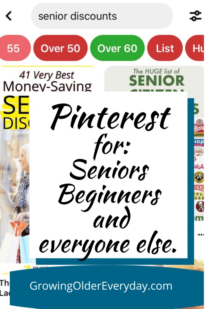 Pinterest for seniors and beginners
