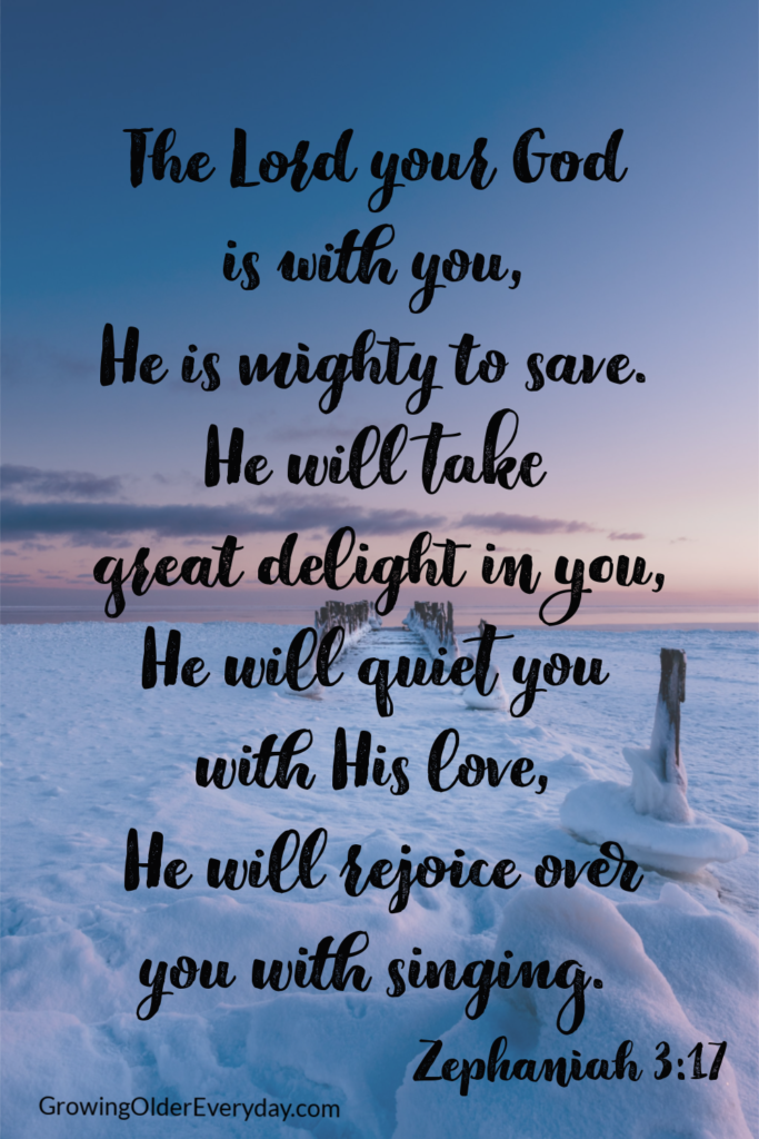 The Lord your God is with you, He is mighty to save