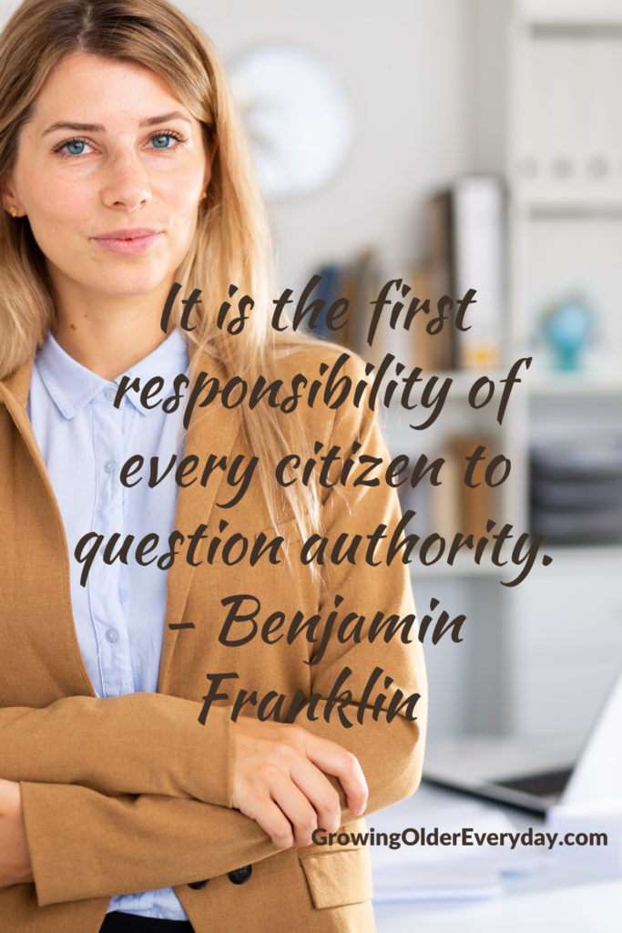 It is the first responsibility of every citizen