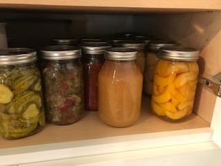 canned fruit and vegetables