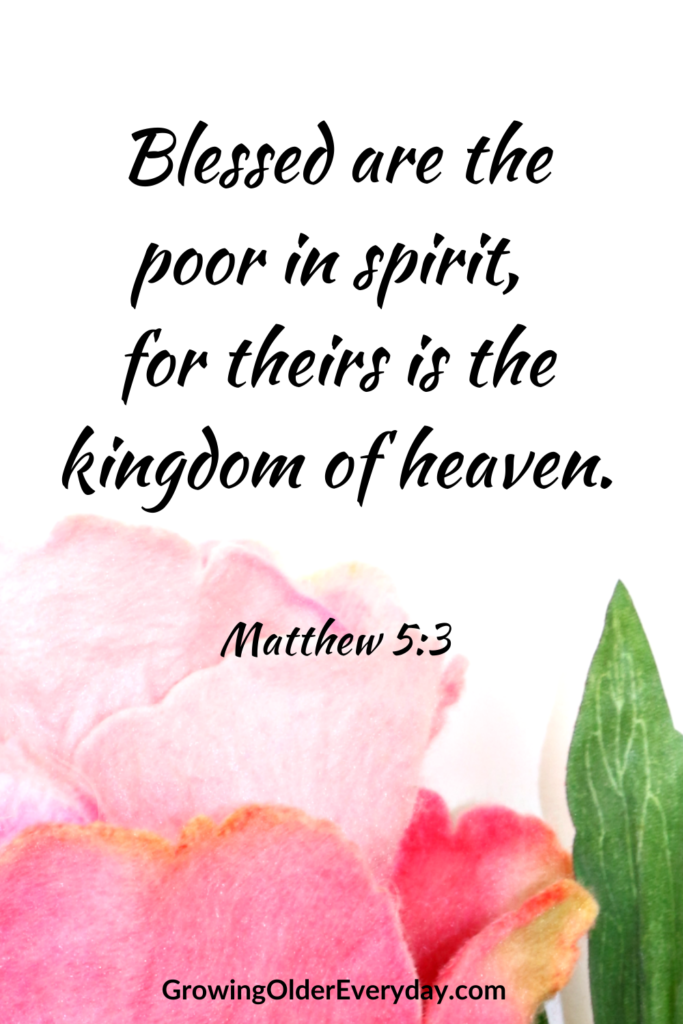 Blessed are the Poor in Spirit