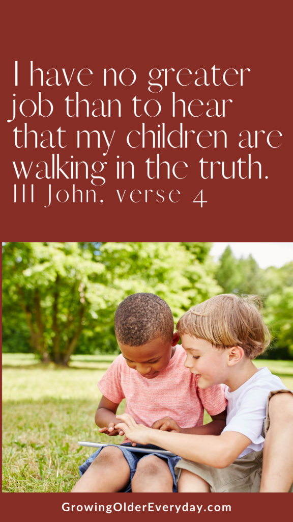 III John verse 4