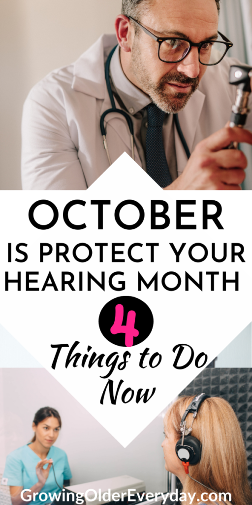 October is protect your hearing month - doctors checking on patients