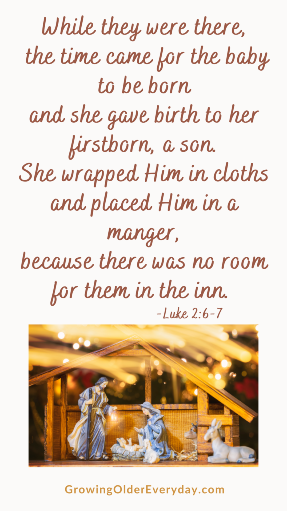 Luke 2:6-7 verse about the true meaning of Christmas