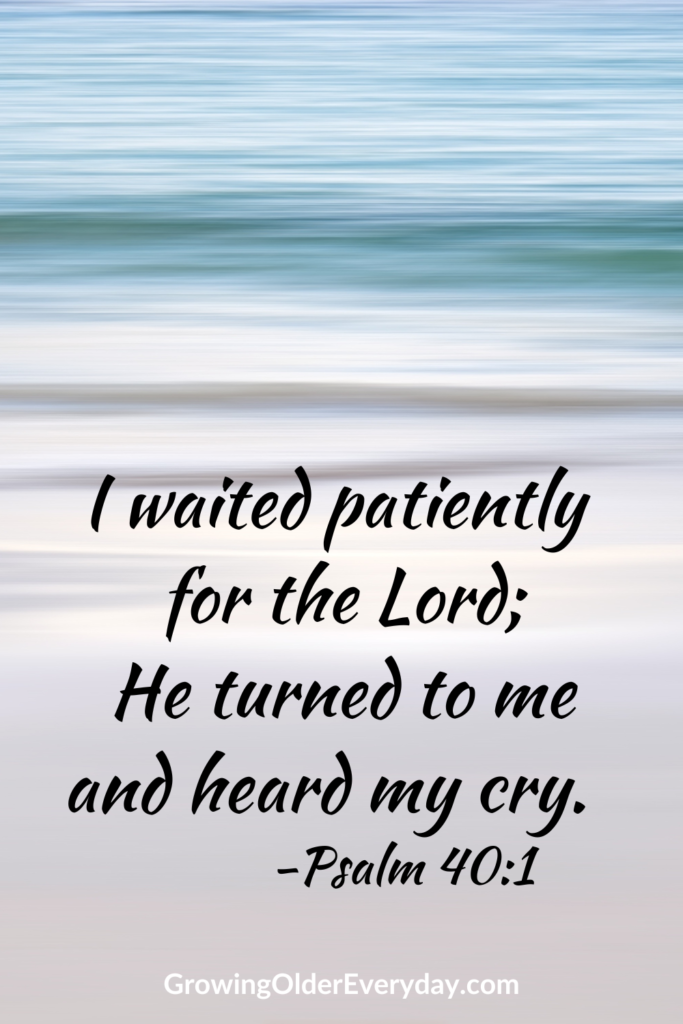 I waited patiently for the Lord