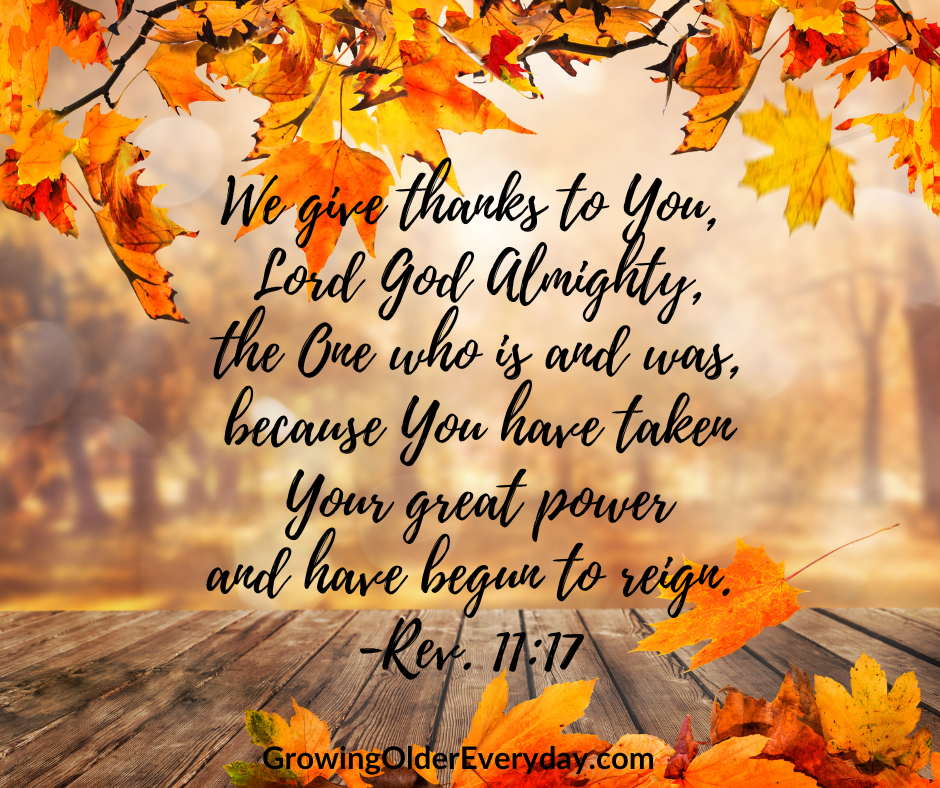 We give thanks to You