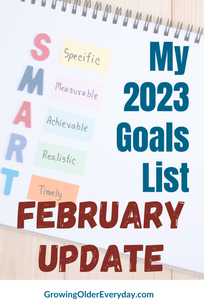 2023 Goals List February Update