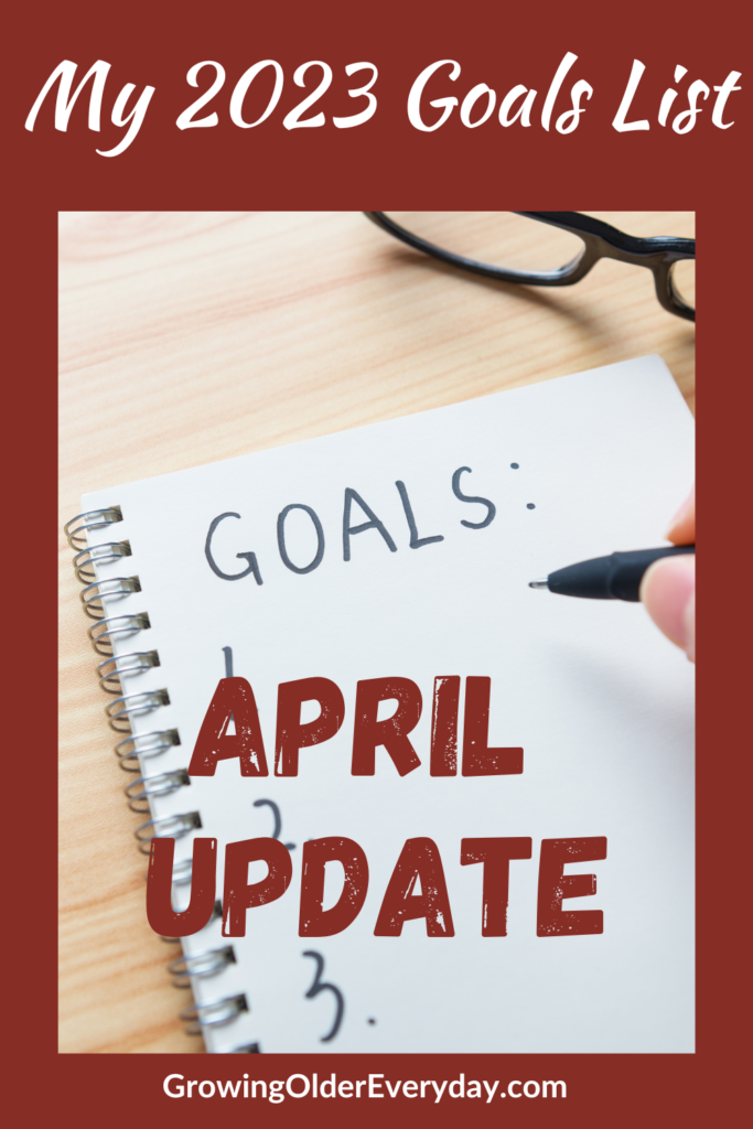 2003 goals update for April