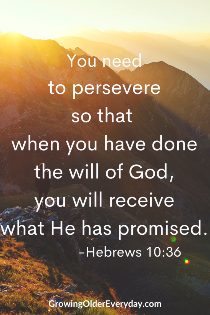 You need to persevere