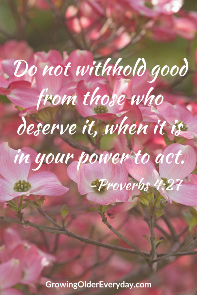 Do not withhold good