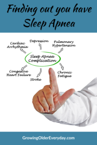 Finding out you have Sleep Apnea - Growing Older Everyday