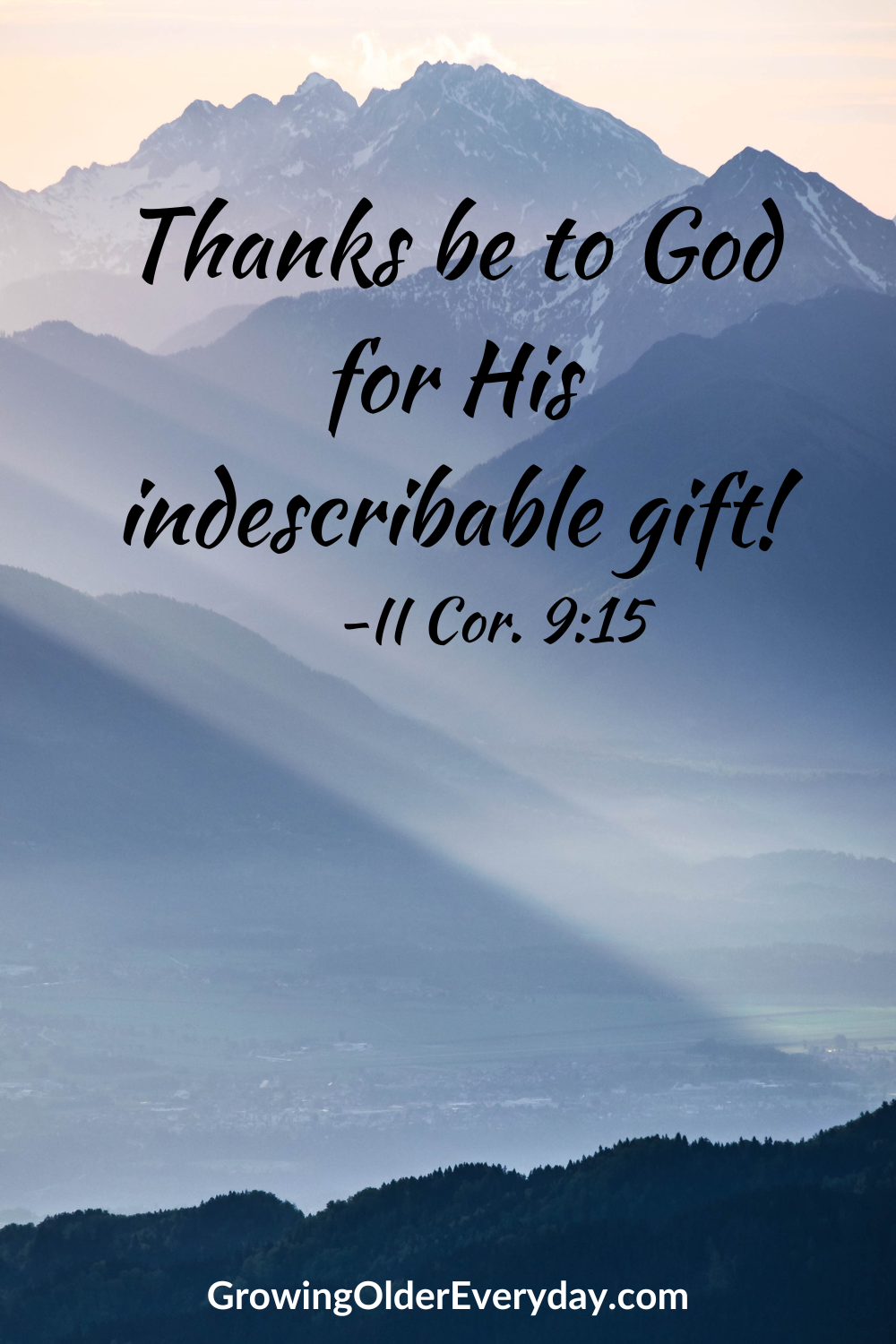 II Cor. 9:15