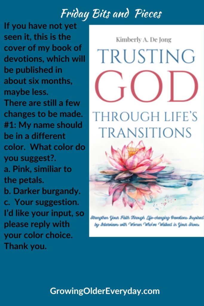 Trusting God through Life's Transitions book info