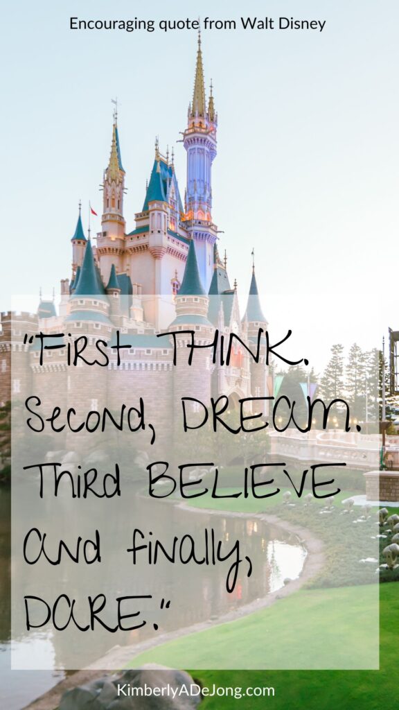 quote from Walt Disney
