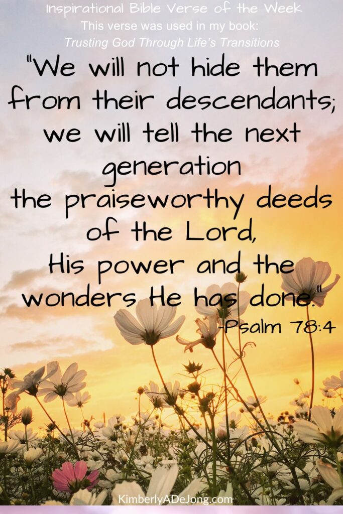 Psalm 78:4