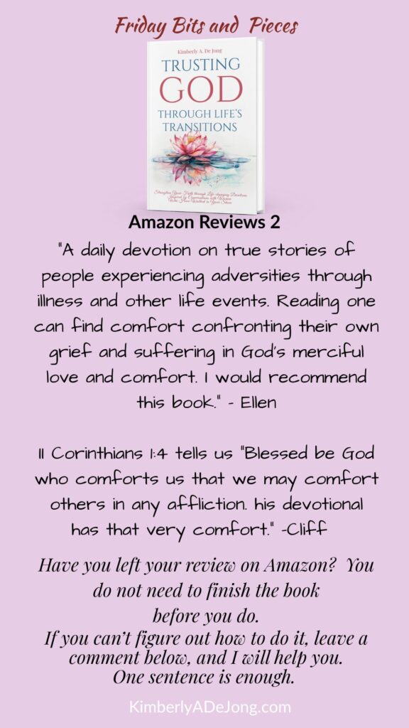 Friday Bits and Pieces