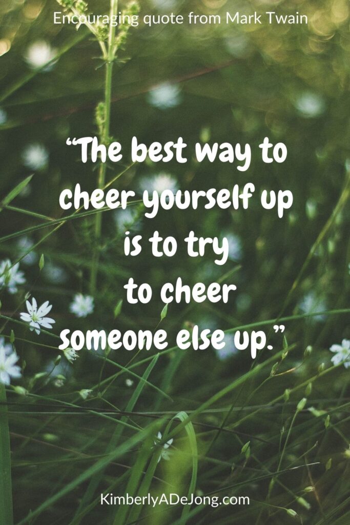 quote from Mark Twain.