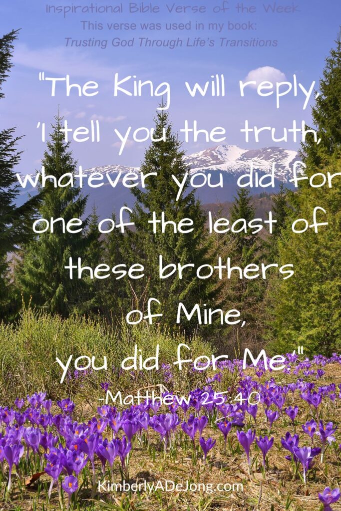 Matthew 25:40